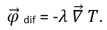 formule loi de fourier diffusion de la chaleur