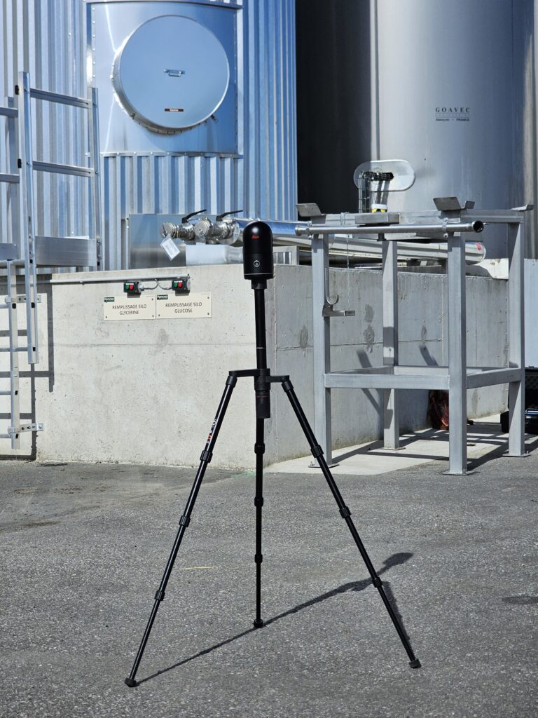 le garrec releve scanner 3d installation industrielle